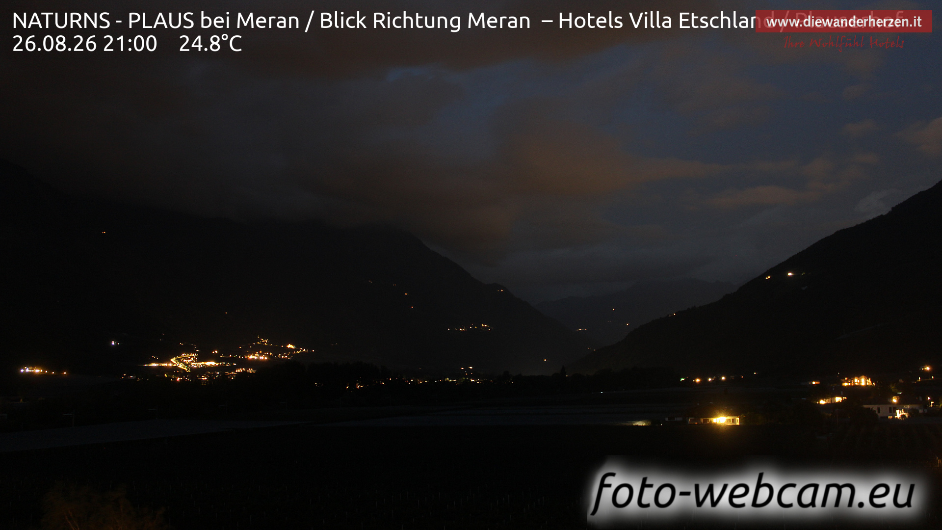 Webcam Plaus: HD Panorama Naturns Plaus