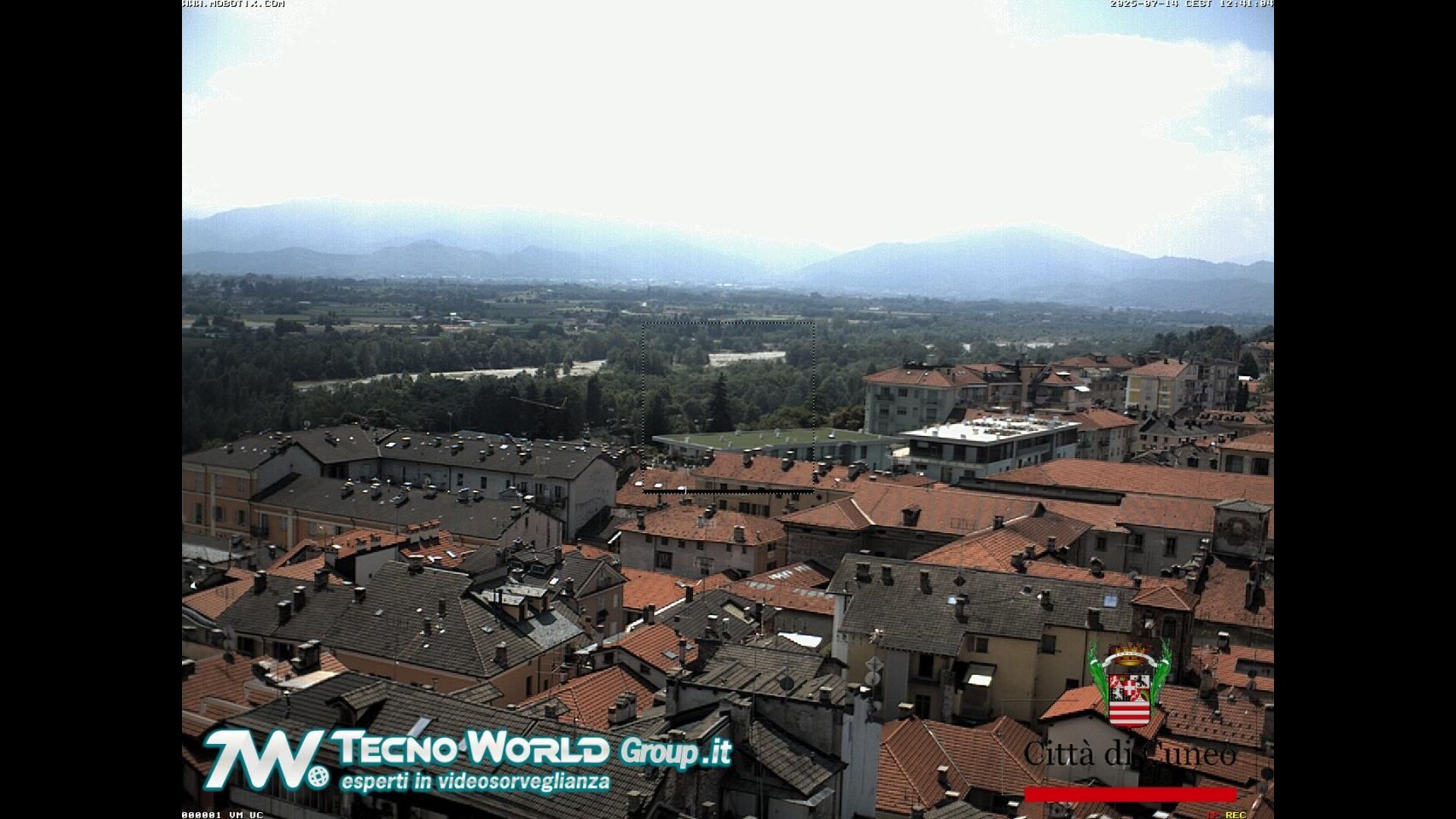 Cuneo: vista verso est