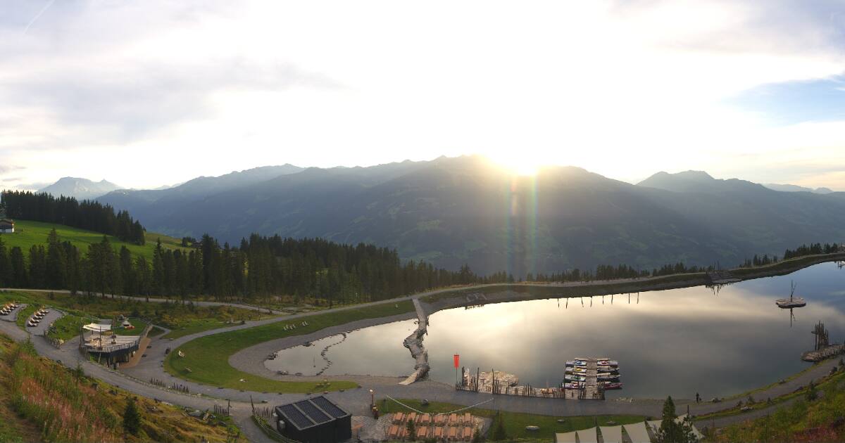 Webcam Zell am Ziller: PANOMAX Zillertal Arena, Fichtensee