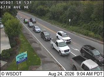 Edgecomb: SR 531 at MP 8.5: 67th Ave. NE