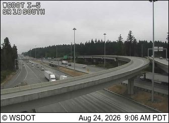 Federal Way: I-5 at MP 141.8: SR 18 Interchange, S