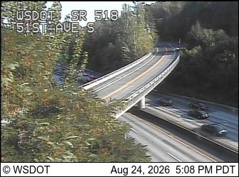 Burien: SR 518 at MP 3.4: 51st Ave S