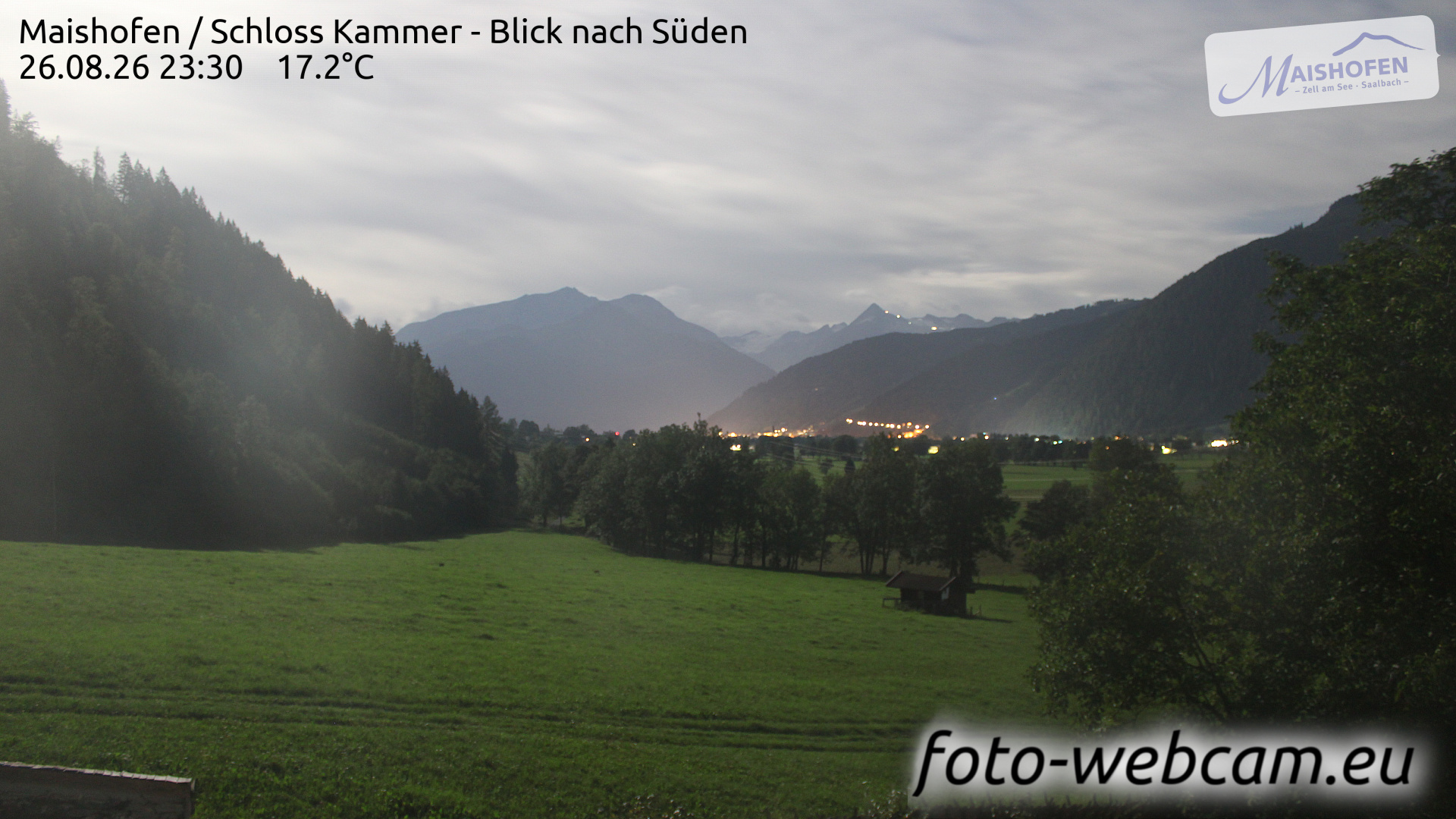 Webcam Maishofen: HD Panorama Schloss Kammer