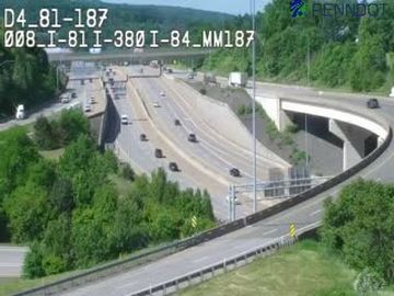 Dunmore: I-81 @ EXIT 188 (PA 347) - THROOP