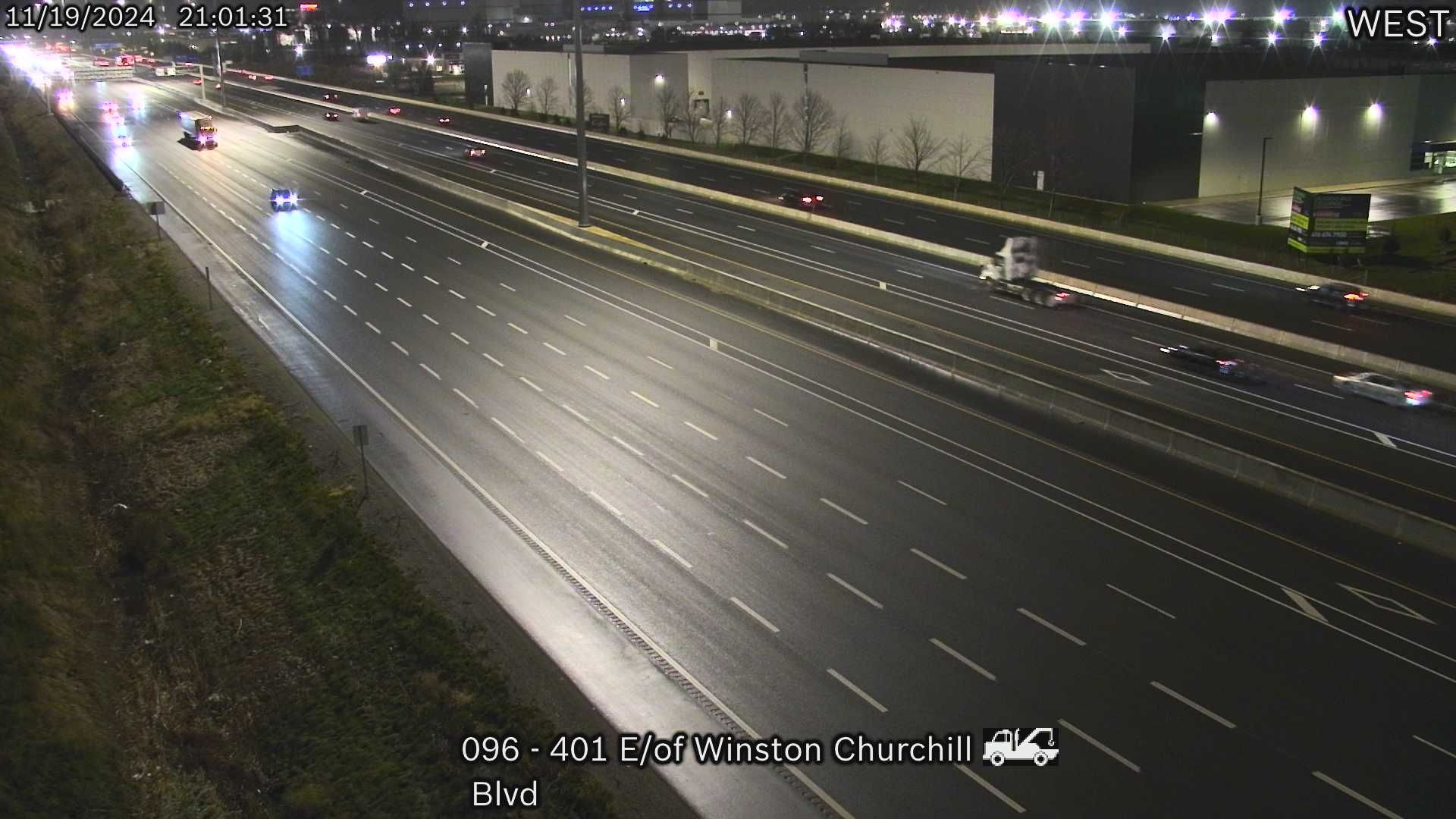 West Shore: Highway 401 east of Whites Road