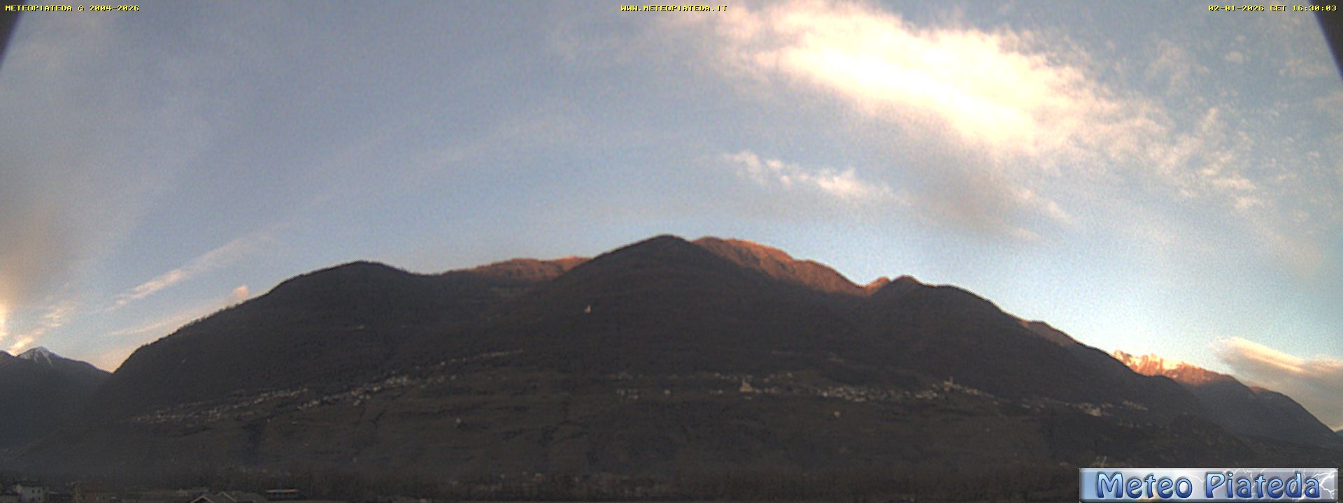 Piateda: Panorama verso Nord