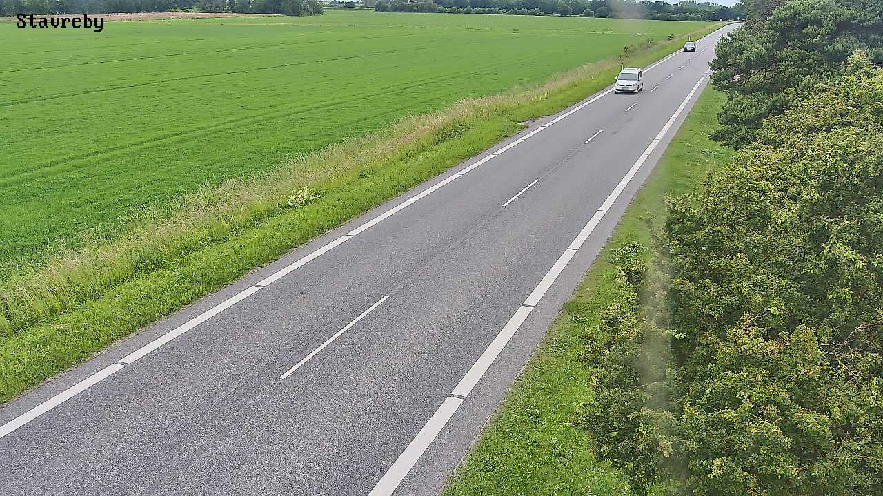 Webcam Stavreby: Traffic E55, Stavreby