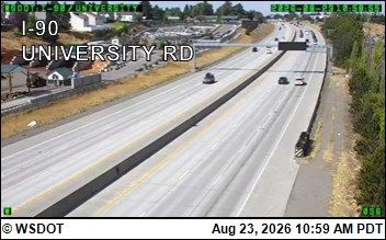 Spokane Valley: I-90 at MP 288.8: University