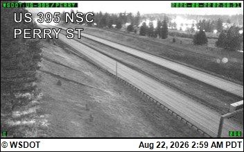 Spokane: US 395 NSC at MP 166.7: NSC 395 & Perry