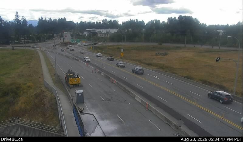 Abbotsford › South: Hwy 1 at Clearbrook Rd, looking south