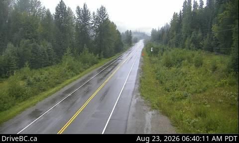 Regional District of Fraser-Fort George › West: Hwy 16, about 400 m east of the Slim Creek Rest Area, looking west