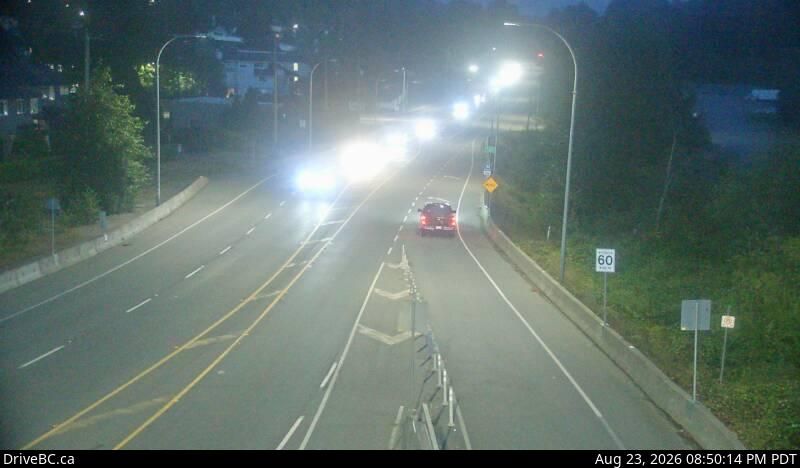 Haney › South-East: Hwy 7 near River Rd onramp, looking east