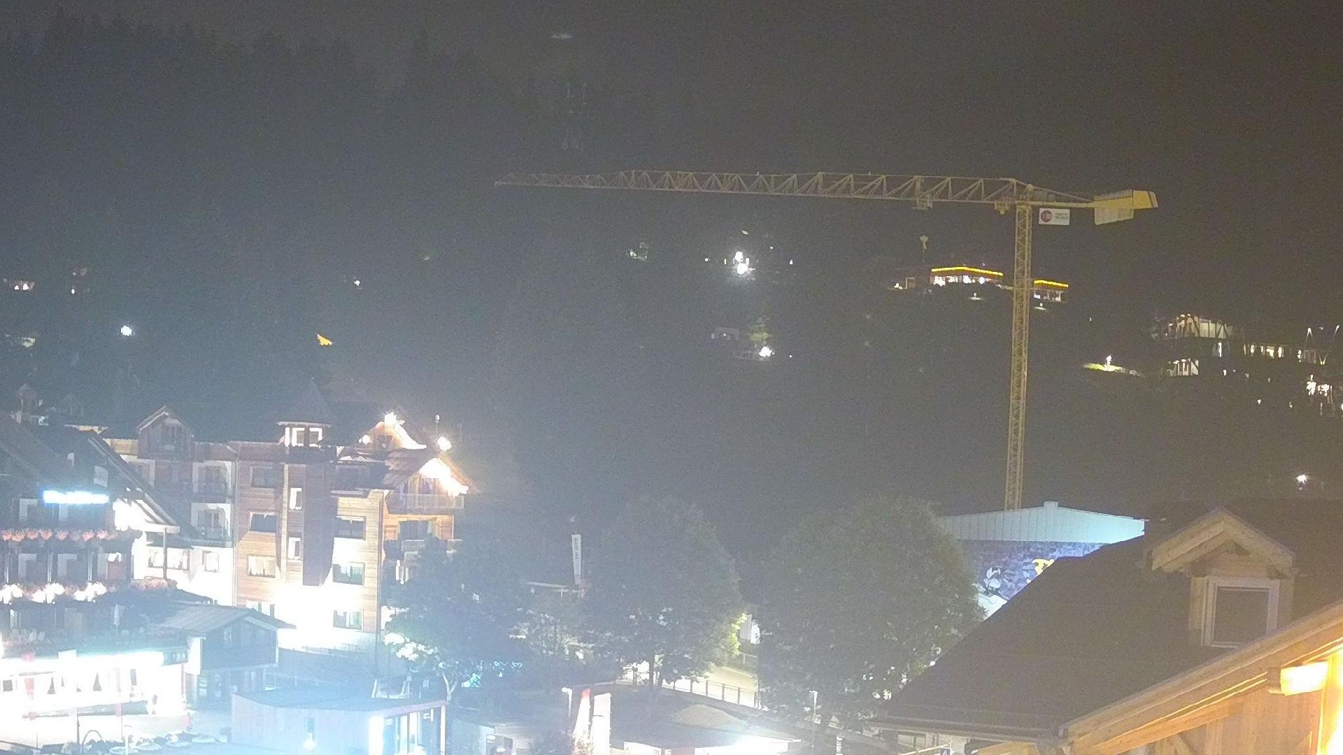 Pinzolo: Piazza Brenta Alta - Visuale dal Hotel Garnì la Montanara Madonna di Campiglio