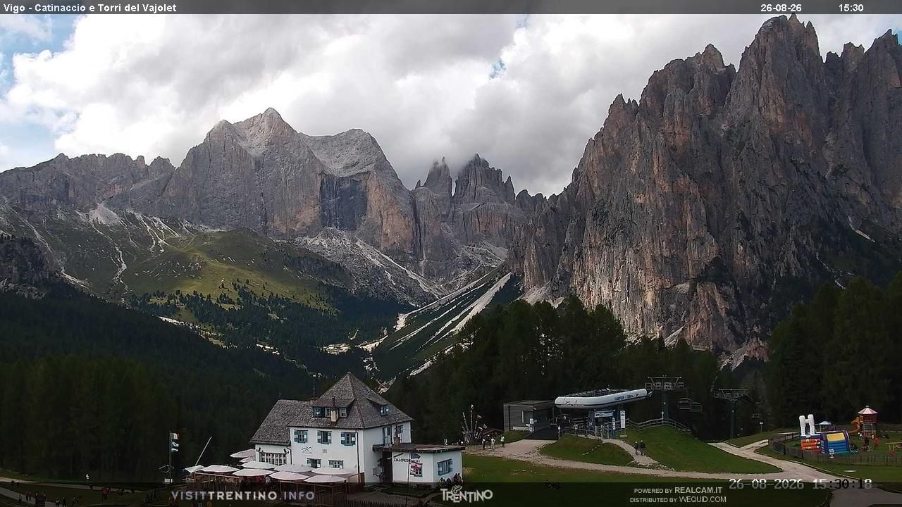 San Giovanni di Fassa: Rosengarten group - Vajolet Towers