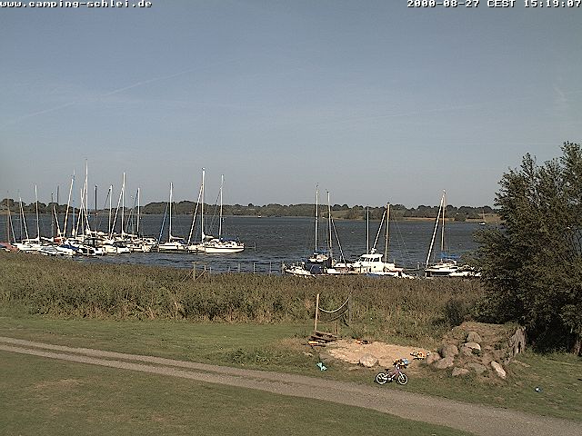 Webcam Missunde: View onto the Schlei