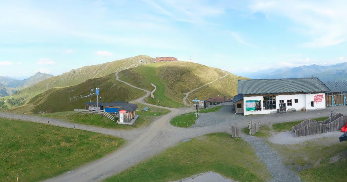 Webcam Neukirchen am Großvenediger: PANOMAX Wildkogel-Arena, Wildkogelbahn-Berg, 2091m