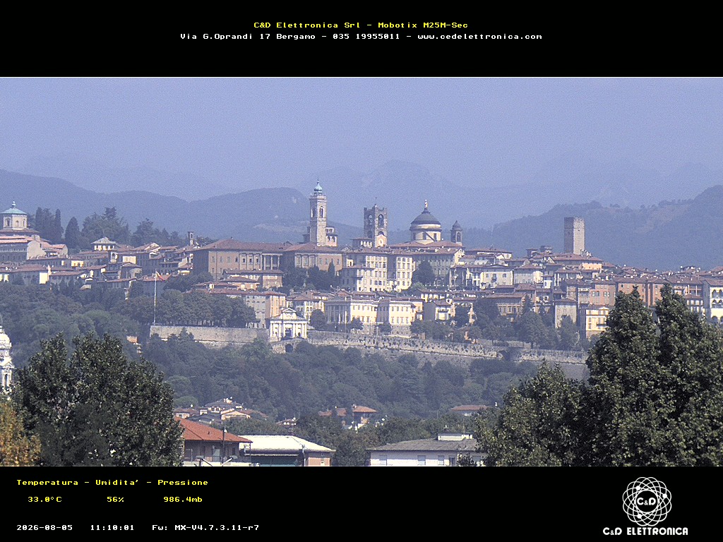 Webcam Bergamo: Città Alta