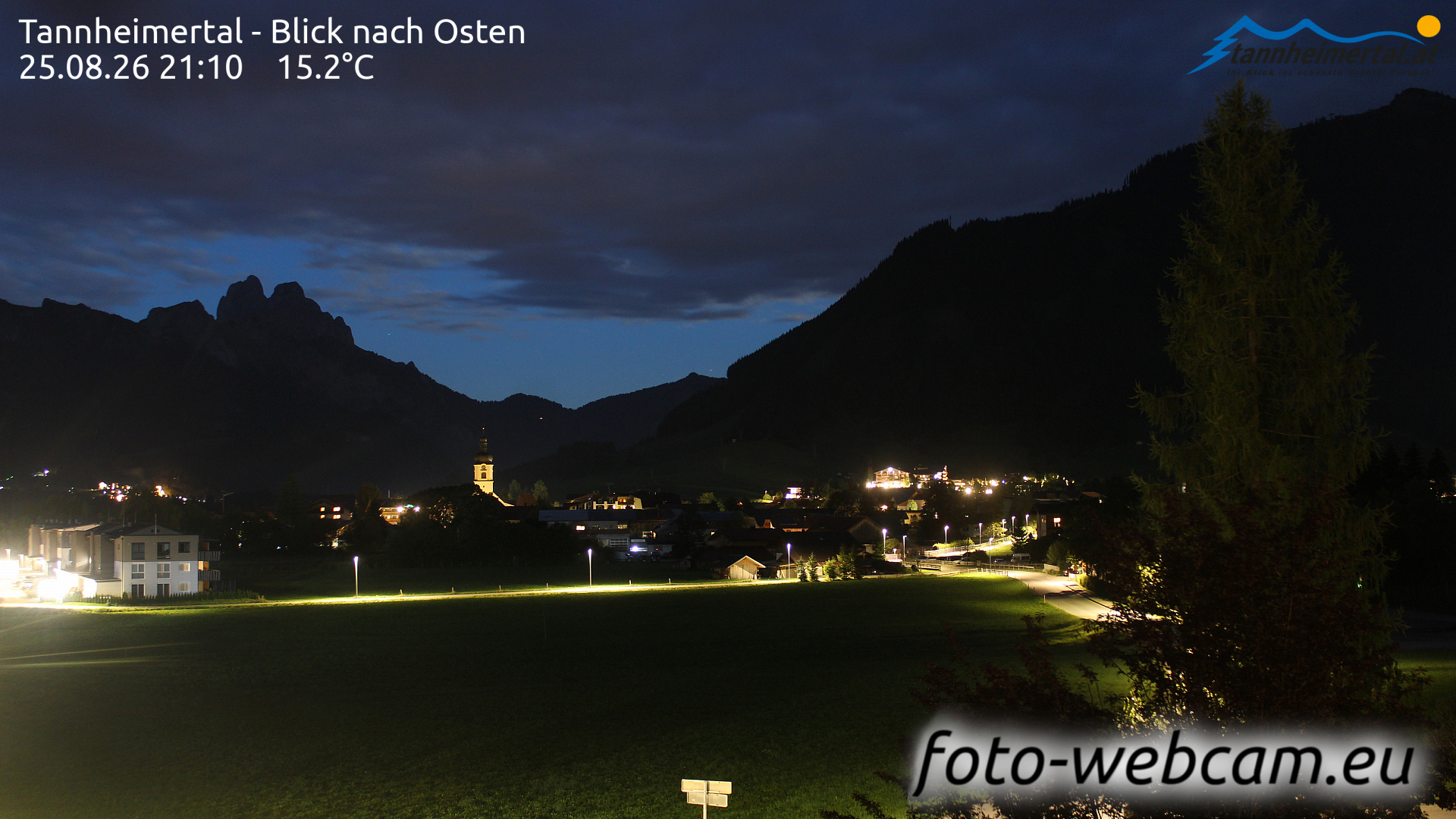 Webcam Tannheim: HD Panorama Tannheimertal