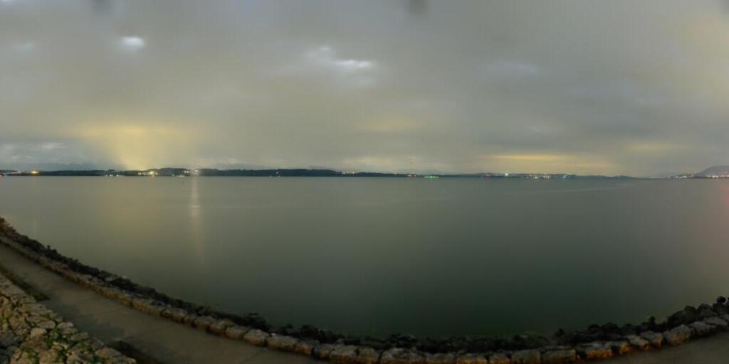 Webcam Saint-Blaise: roundshot 360° Panorama Lac de Neuchâtel
