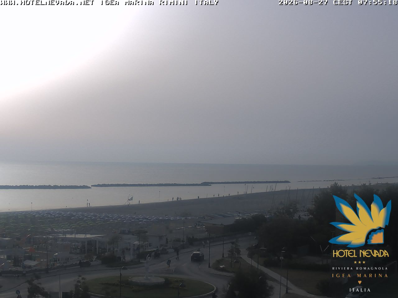 Webcam Bellaria-Igea Marina: Beach of Igea Marina