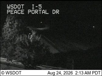 Blaine: I-5 at MP 274.1: Peace Portal Dr