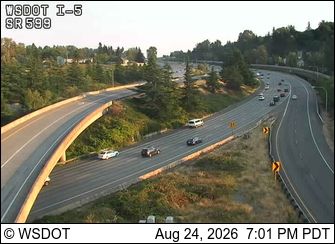 Burien: I-5 at MP 155.9: SR 599 Interchange