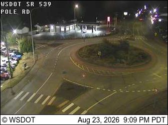 Bellingham › North: SR 539 at MP 7.5: Pole Rd