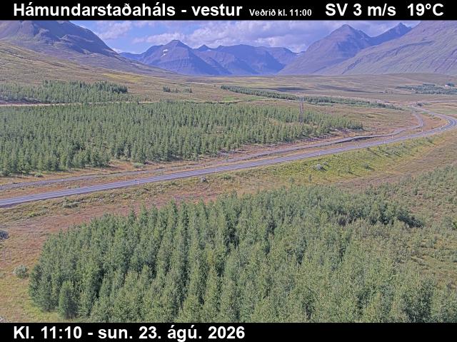 Hámundarstaðaháls - Webcam Galore