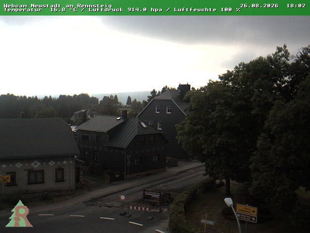 Webcam Neustadt am Rennsteig: Town View
