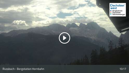 Webcam Rußbach am Paß Gschütt: Dachstein West - Bergstation Hornbahn