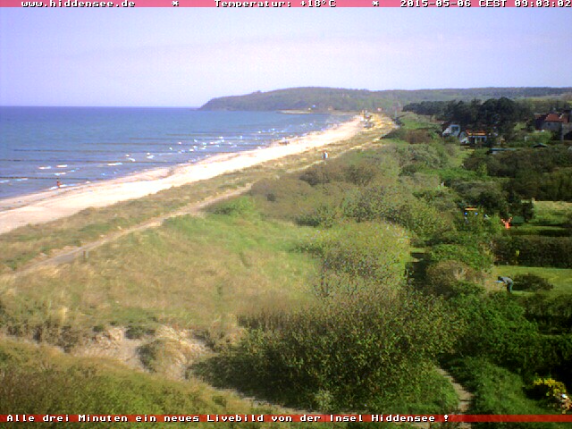 Webcam Hiddensee: Beach of Vitte, Hiddensee