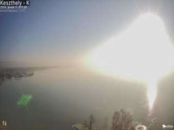 Webcam Keszthely: View onto Lake Balaton