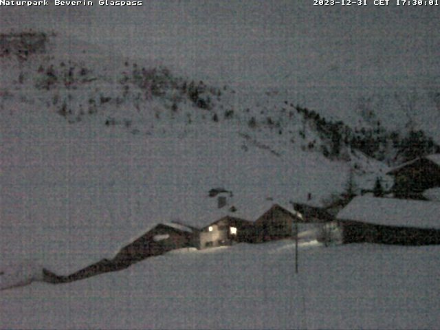 Webcam Glaspass: Berggasthaus Beverin