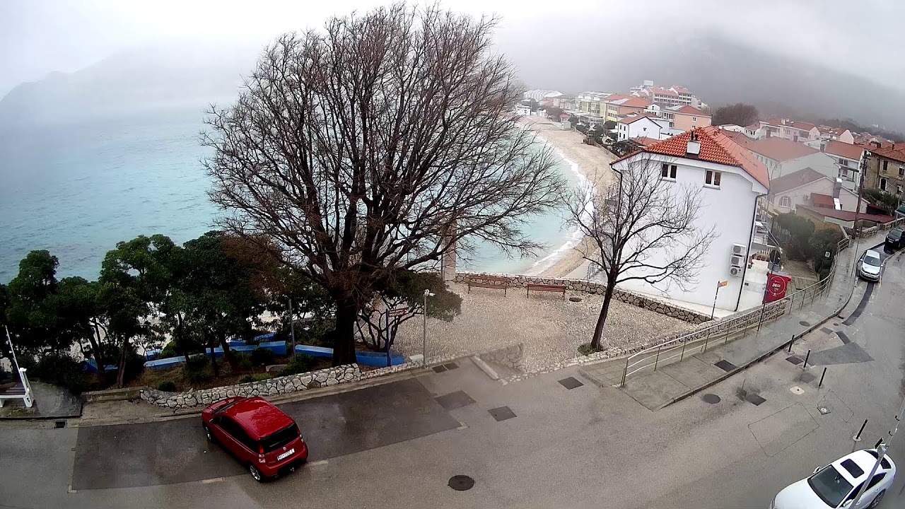Webcam Baška (Krk): Beach of Baška