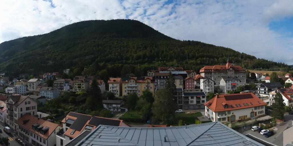 Webcam Vallorbe: roundshot 360° Panorama Vallorbe Commune