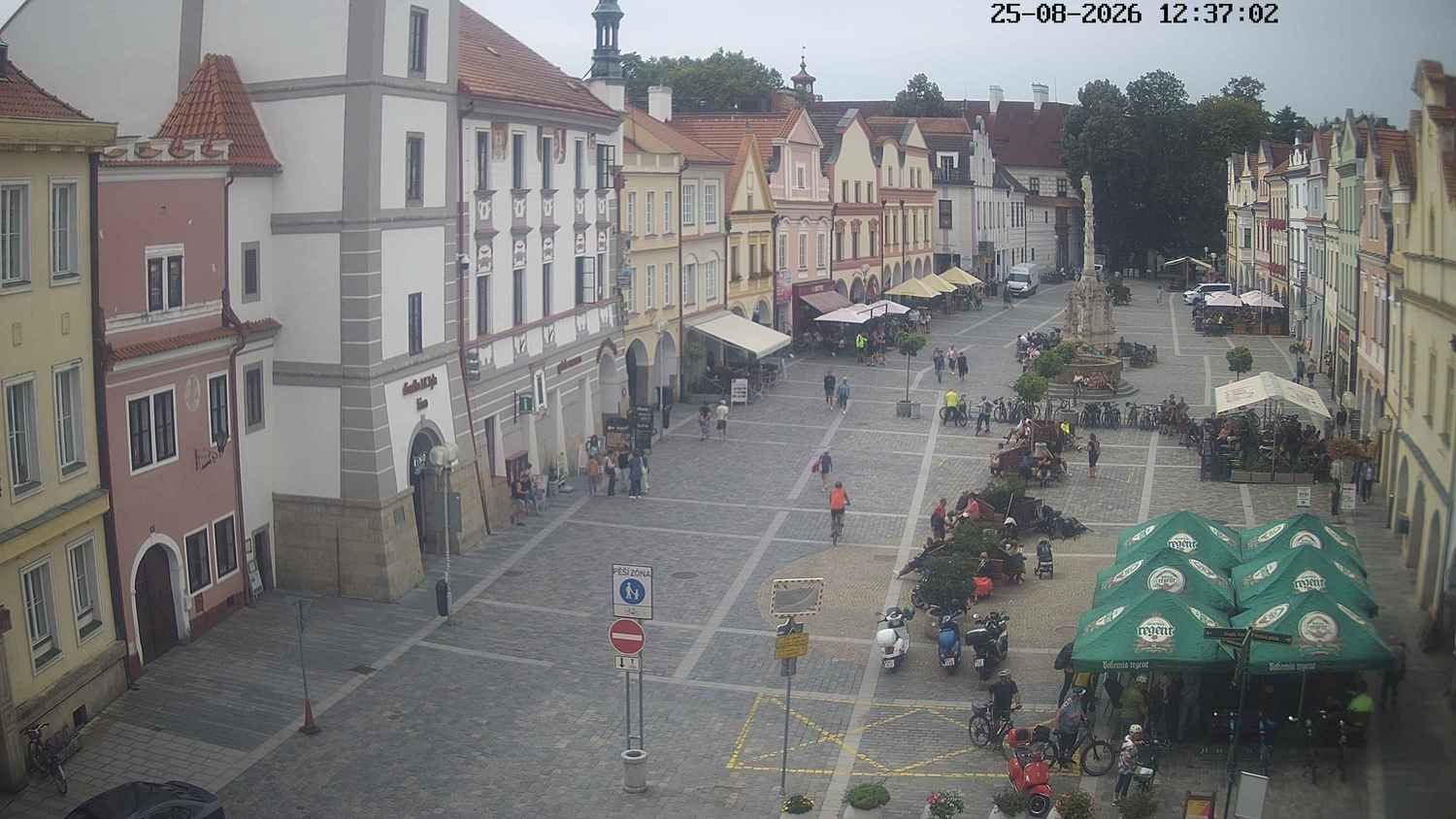 Trebon › West: Masaryk Square - Mariánský sloup