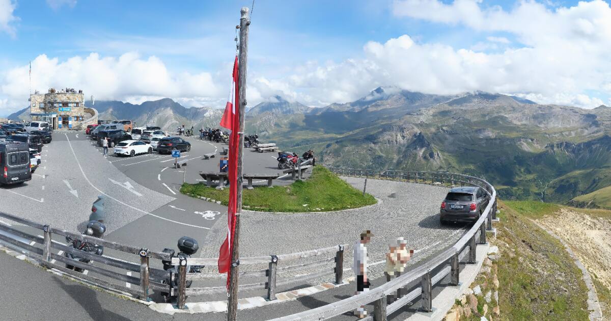 Webcam Edelweissspitze: 360°-Panorama