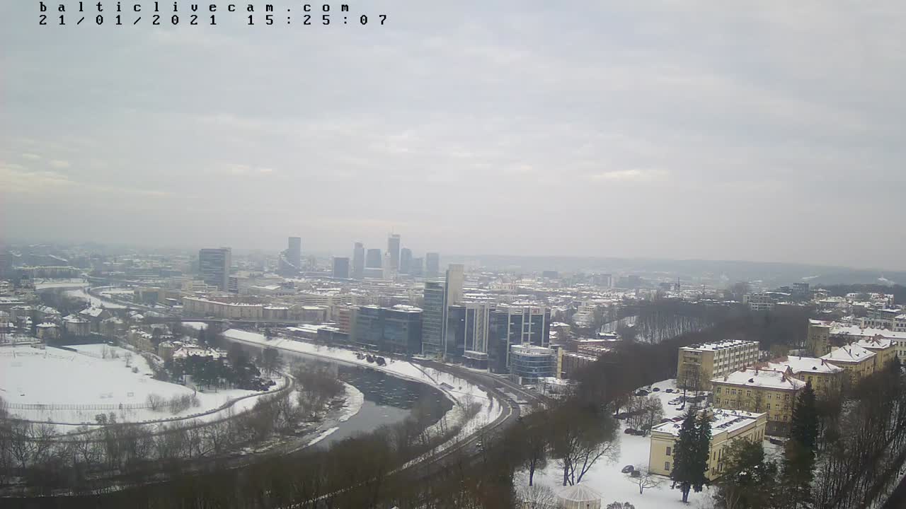 Webcam Vilnius: Panorama View from Crowne Plaza