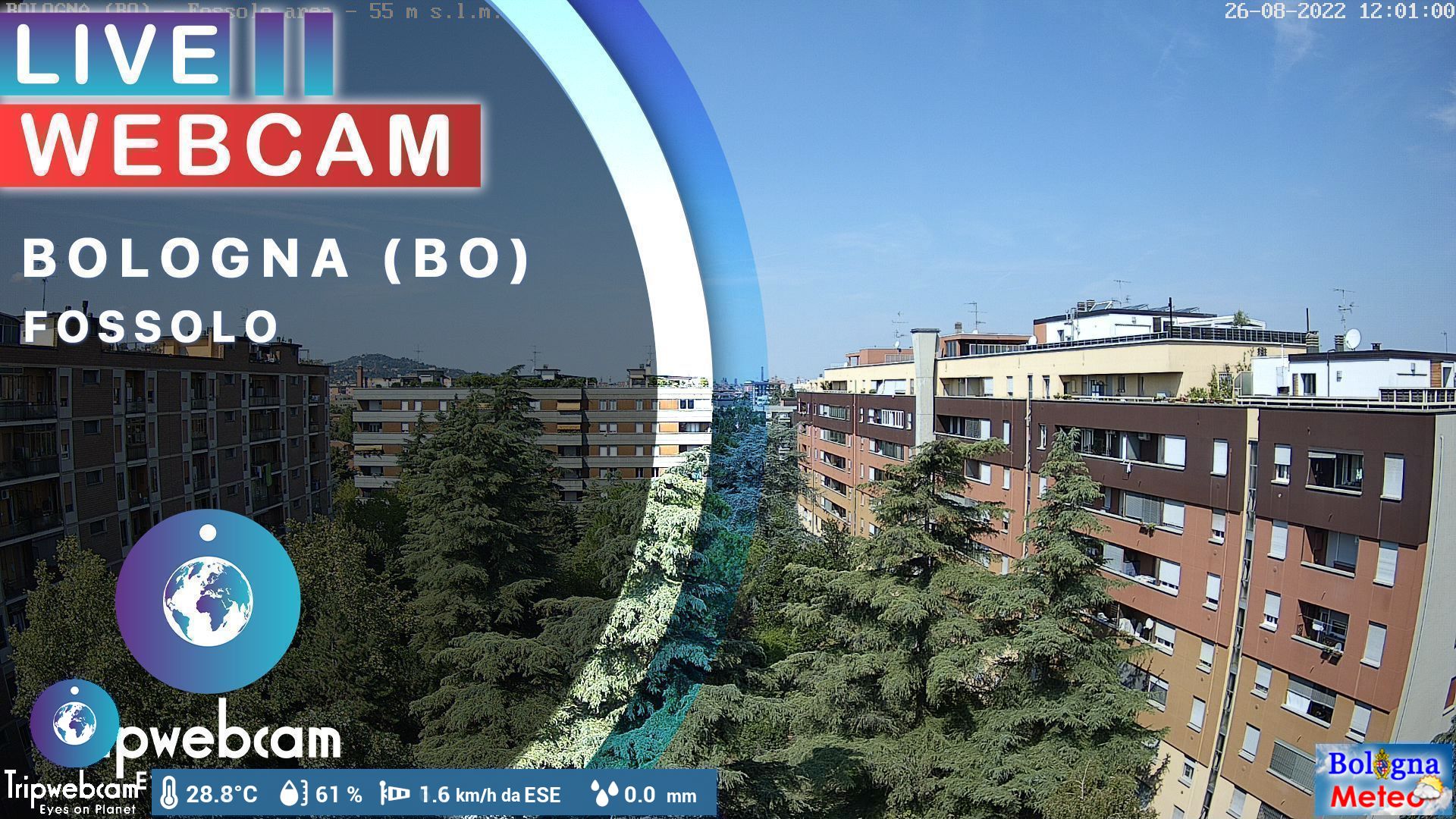 Webcam Bologna: Panorama View