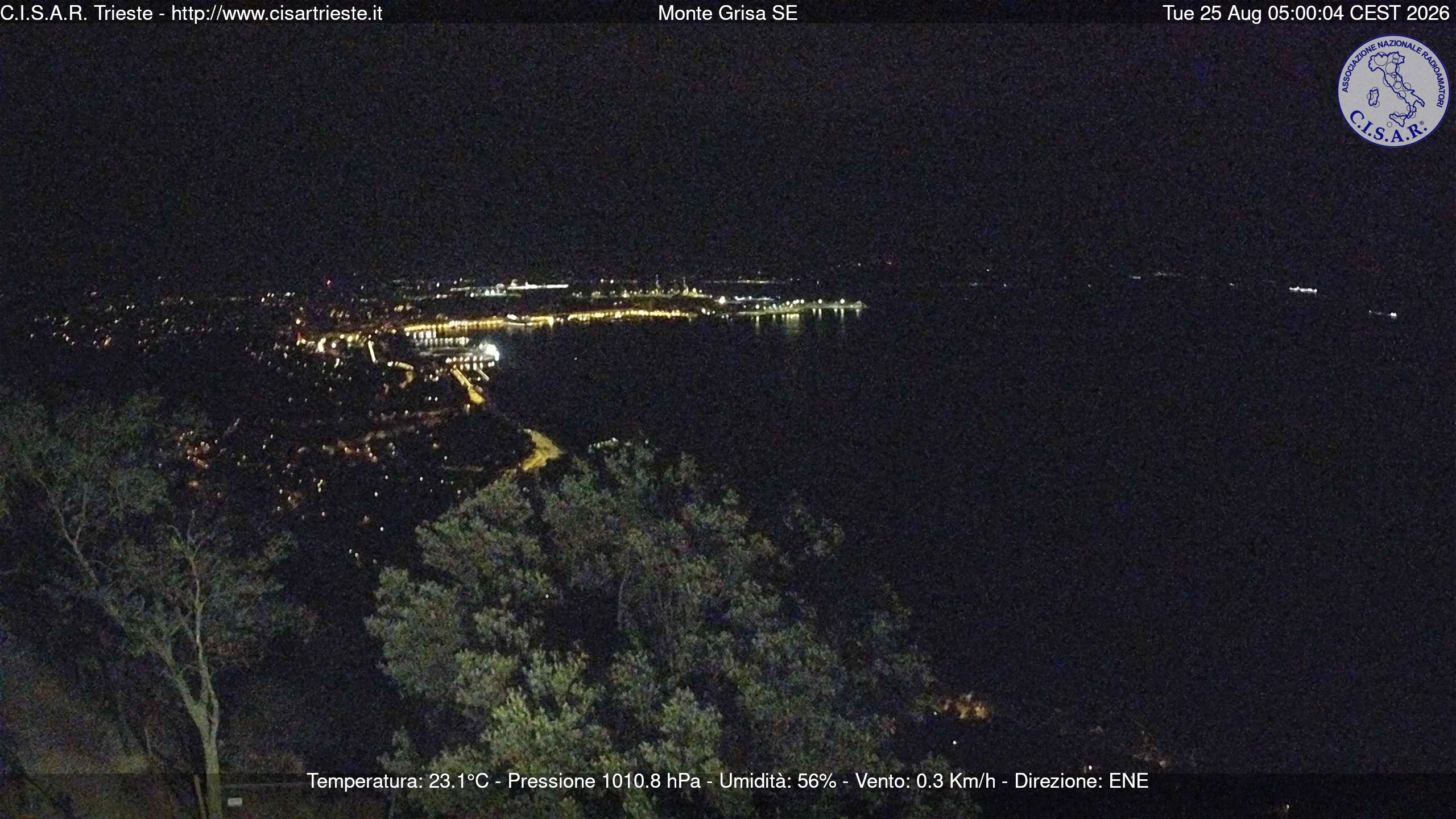 Webcam Trieste: View onto Trieste