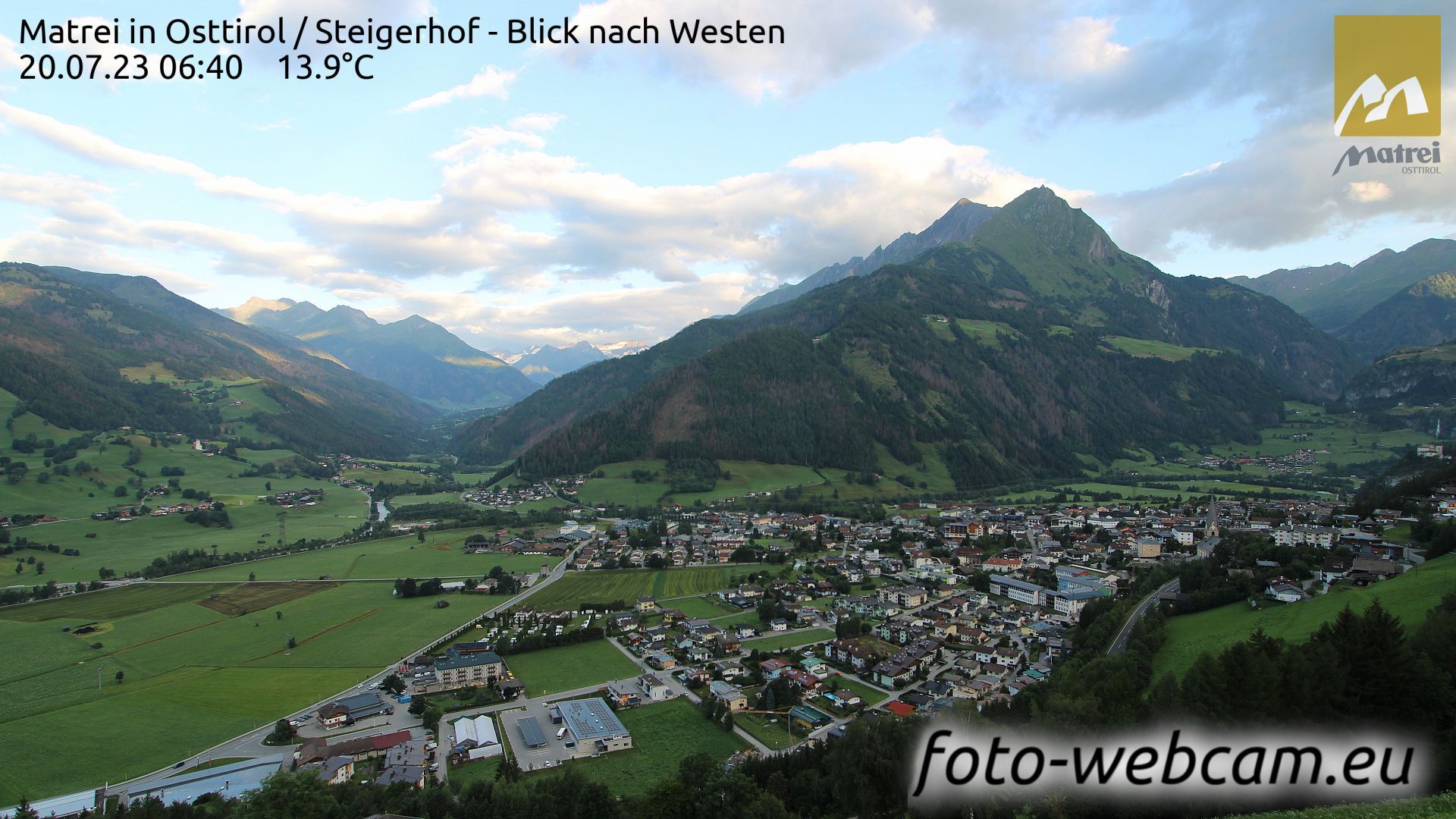 Marktgemeinde Matrei in Osttirol: Matrei in Osttirol - Steigerhof - Blick nach Westen