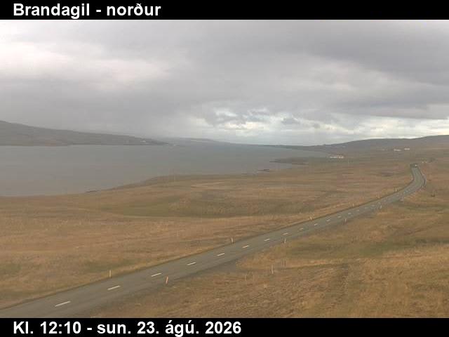 Webcam Brandagil: Brandagil towards North