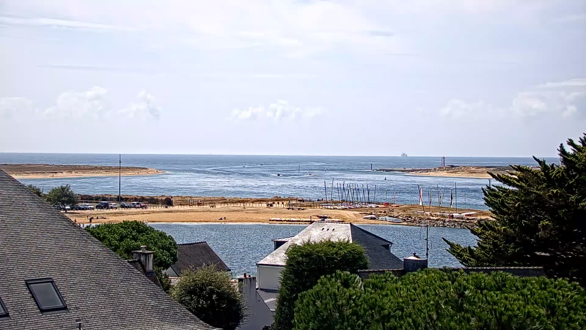 Webcam Étel: La Barre d'Etel
