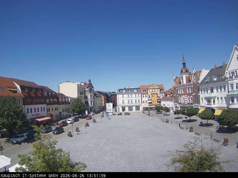 Webcam Finsterwalde: Finsterwalde Market Square