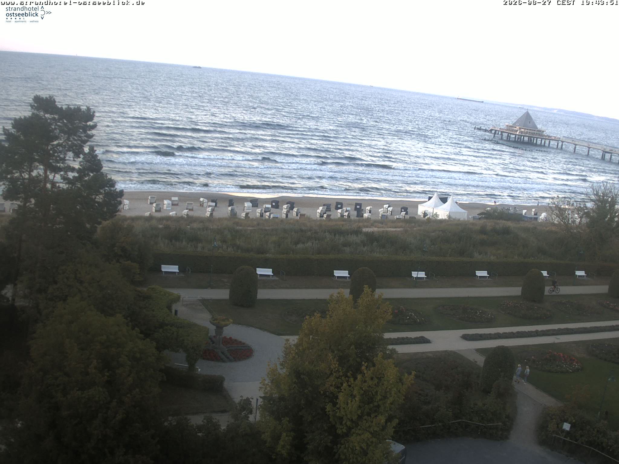Webcam Heringsdorf (Usedom): Strandhotel Ostseeblick
