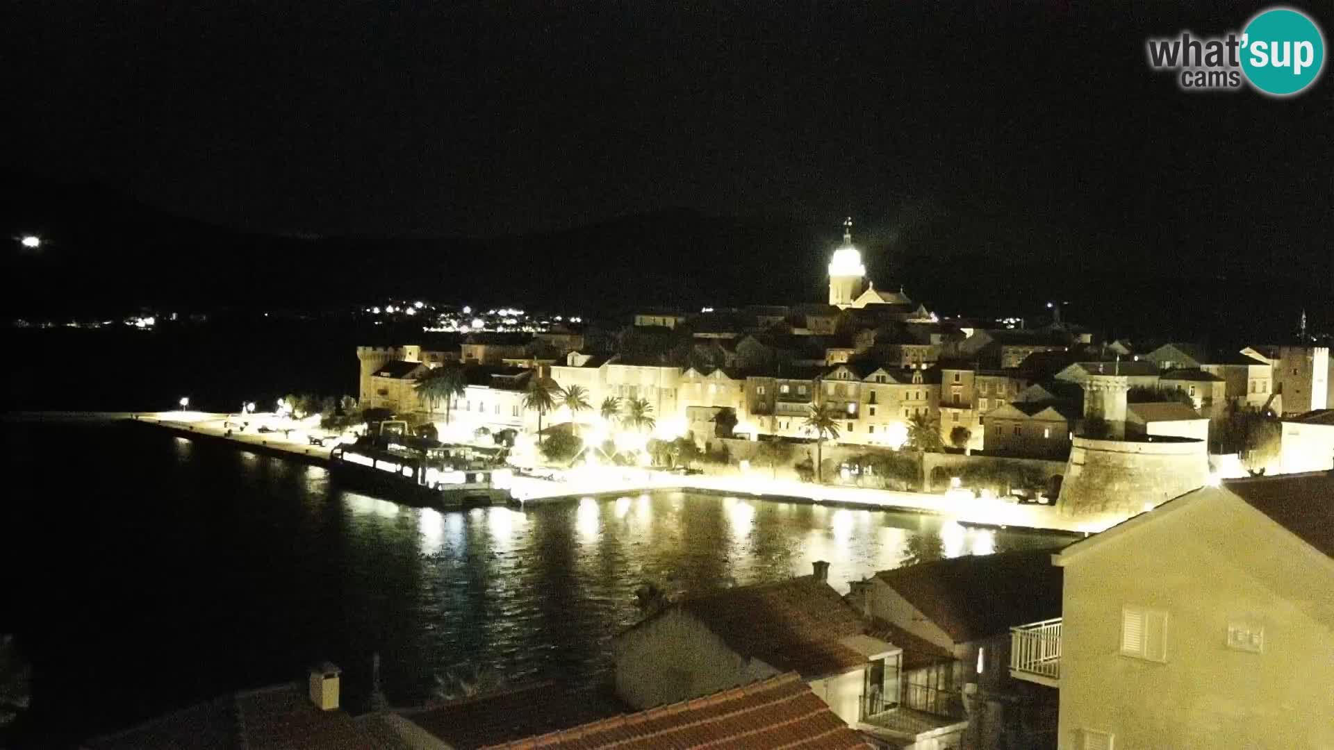 Webcam Korčula: Livestream City Panorama