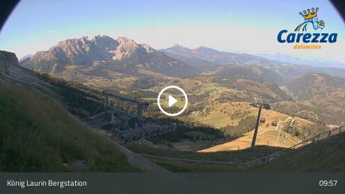 Webcam Carezza: König Laurin Bergstation