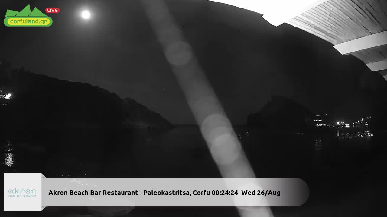 Webcam Palaiokastrítsa (Corfu): Platakia Beach