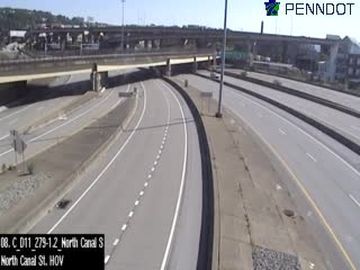 North Shore: I-279 @ MM 1.2 (NORTH CANAL ST - HOV)
