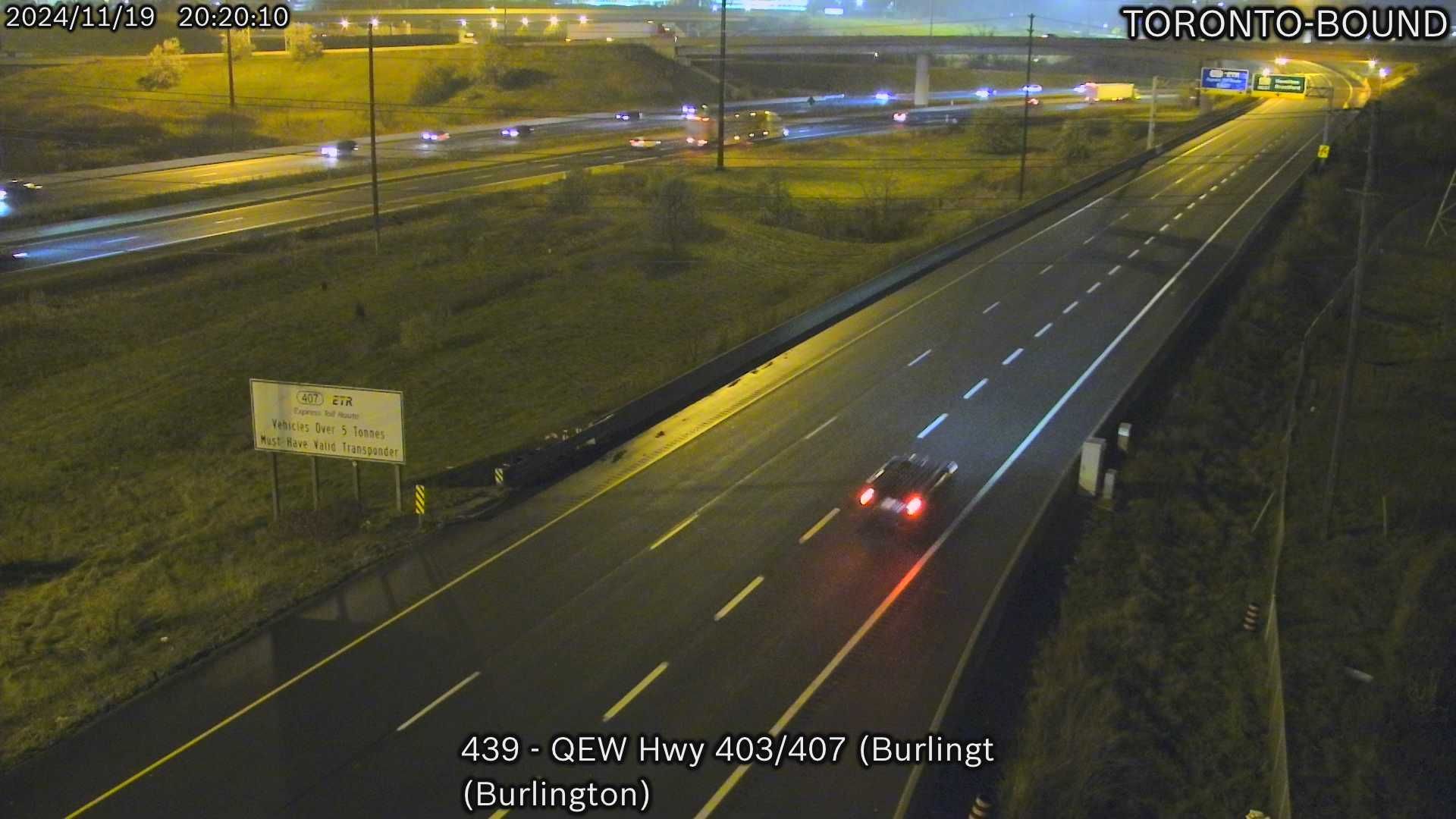 Burlington: QEW near Highway 403